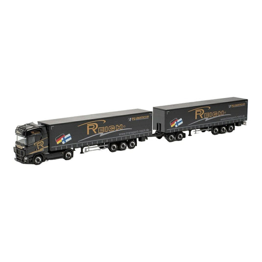 Philipp Reich スカニア CS20HD カーテンサイド セミトレーラー HCTコンビネーション / Herpa 1/87 トラック模型