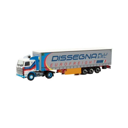 Herpa Dissegna Scania 142 カーテンサイドセミトレーラー 316729/ Herpa 1/87  模型