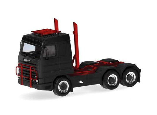 スカニア 143 ストリームライン 3軸 ブラック/レッド ヘルパ 1/87 トラック / Herpa 1/87 ミニカー