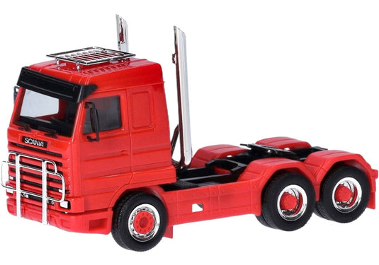 Scania 143 Streamline 3軸 red トラクタ / Herpa 1/87 建設機械模型 工事車両