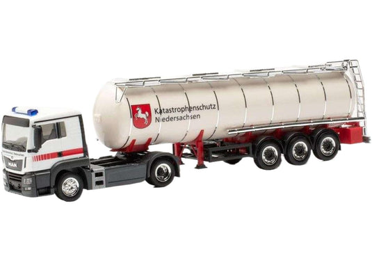 災害対策 Niedersachsen MAN TGS トラック / Herpa 1/87 建設機械模型 工事車両
