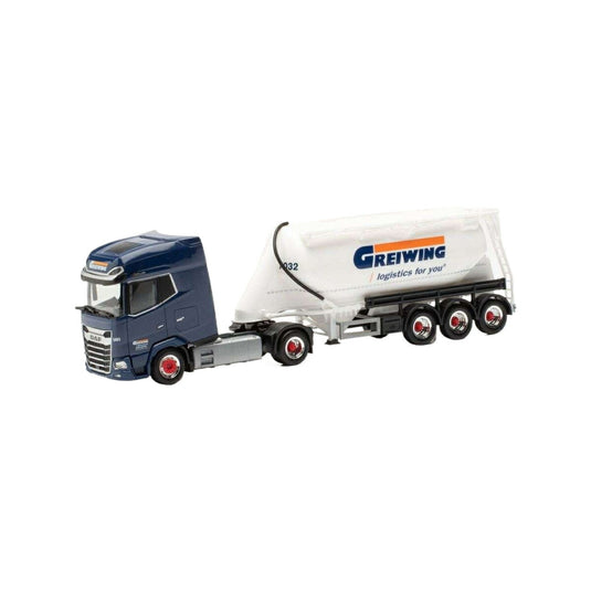 Greiwing DAF XG+ サイロセミトレーラー 316811 トレーラー / Herpa 1/87 建設機械模型 工事車両
