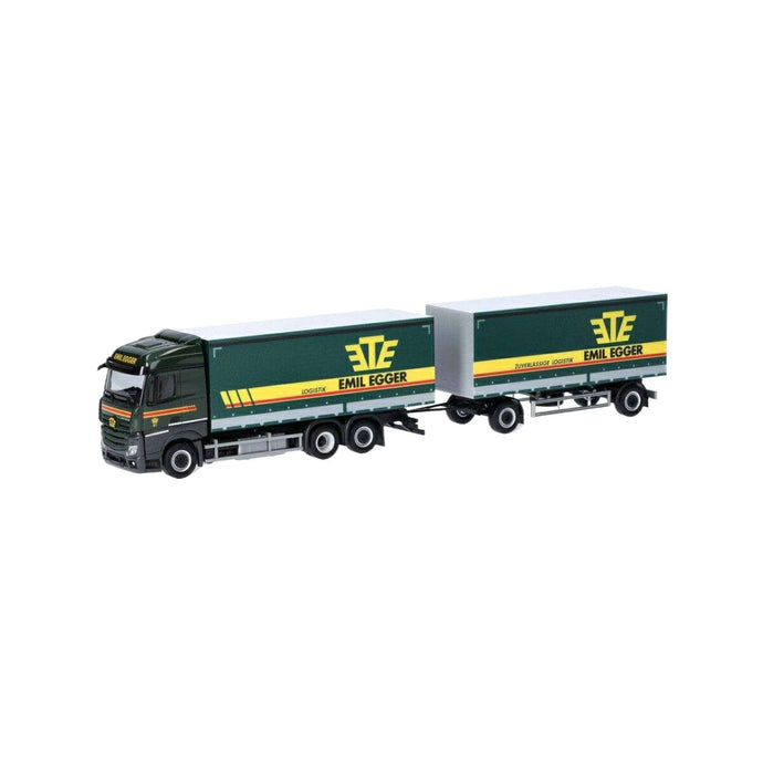 Emil Egger Mercedes Benz Streamspace トラクタ / Herpa 1/87 建設機械模型 工事車両