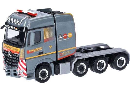 Friderici Mercedes Benz Arocs Bigspace トラクタ / Herpa 1/87 建設機械模型 工事車両
