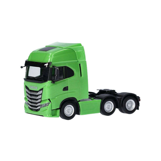 Herpa Iveco S-Way 3軸 グリーン 317122-002/ Herpa 1/87  模型