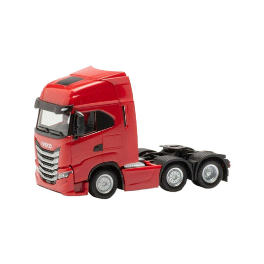 Herpa Iveco S-Way 6x2 レッド 317122/ Herpa 1/87  模型