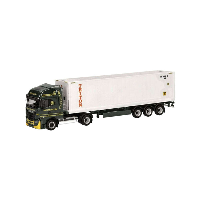 Herpa Ancotrans Triton Iveco S-Way LNG コンテナセミトレーラー 317146/ Herpa 1/87  模型