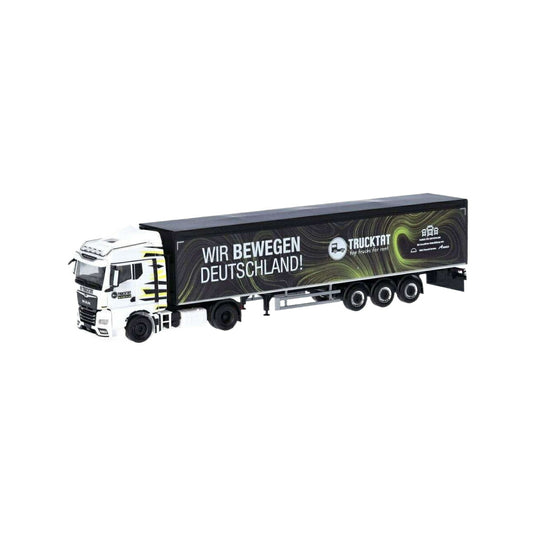 Herpa Trucktat Wir bewegen Deutschland MAN TGX GM ウォーキングフロアセミトレーラー 317177/ Herpa 1/87  模型