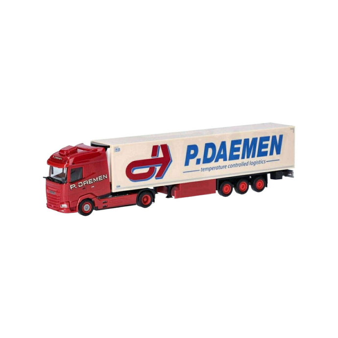 P DAEMEN DAF XG 冷凍セミトレーラー 317283 トレーラー / Herpa 1/87 建設機械模型 工事車両