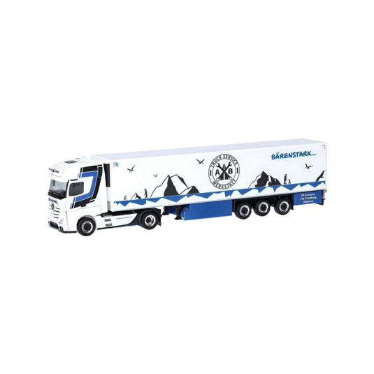 Herpa Trio Trans Mercedes Benz Actros 18 Gigaspace 冷蔵セミトレーラー 317320/ Herpa 1/87  模型