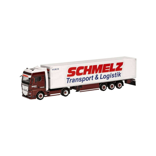 Herpa Schmelz Kassel MAN TGX GX ボックスセミトレーラー 317351/ Herpa 1/87  模型
