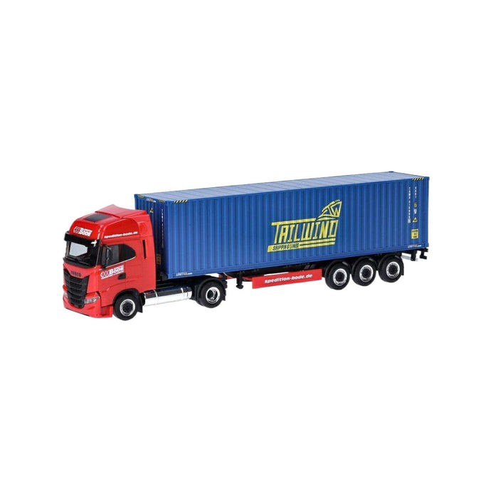 Herpa HH Bode Tailwind Iveco S-Way LNG コンテナセミトレーラー 317368/ Herpa 1/87  模型