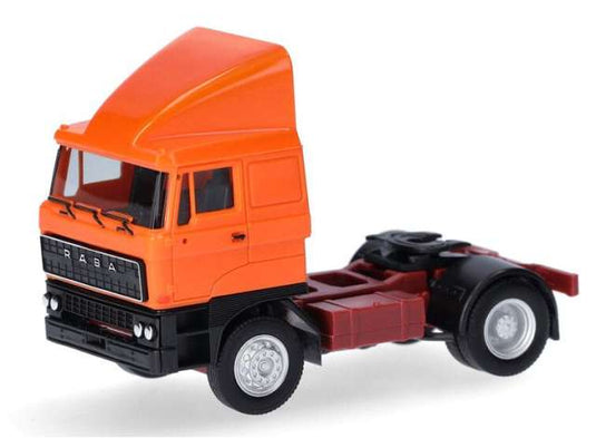 Raba 2軸 トラック オレンジ ハンガリー ヘルパ 1/87 働く車 / Herpa 1/87 ミニカー