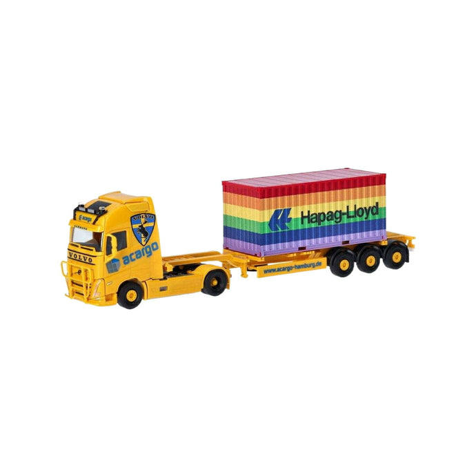 Herpa Acargo Hapag Lloyd Volvo FH Globetrotter XL コンテナセミトレーラー 317436/ Herpa 1/87  模型