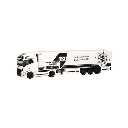 TSU Bode Volvoボルボ FH Gl. XL 2020 reefer semitrailer冷蔵セミトレーラー トラック 模型 /Herpa 1/87
