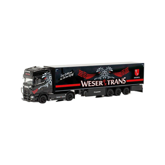 Herpa Weser Trans Bremen Scania CS20HD 冷蔵セミトレーラー 317665/ Herpa 1/87  模型