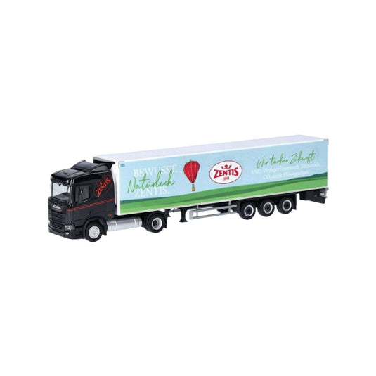 Herpa Zentis Scania CR20ND LNG 冷蔵セミトレーラー 317696/ Herpa 1/87  模型