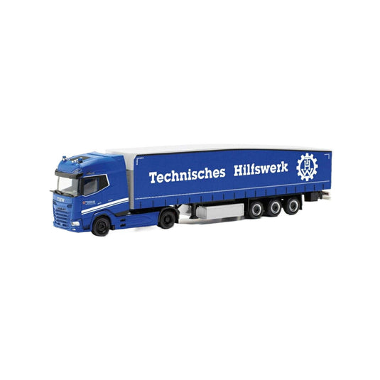 Herpa THW Katastrophenschutz Nordrhein Westfalen DAF XG+ エコフレックスセミトレーラー 317764/ Herpa 1/87  模型