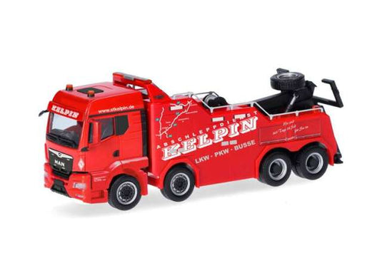MAN TGS TM EMPL Wrecker Kelpin レッド/ Herpa  1/87 ミニカー