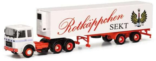 Roman Diesel 6x2 K.Sz. Rotkappchen Sekt ホワイト／レッド/ Herpa  1/87 ミニカー