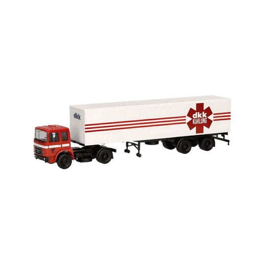 Herpa Deutrans/ DKK K?hlung Roman Diesel ボックスセミトレーラー 317924/ Herpa 1/87  模型