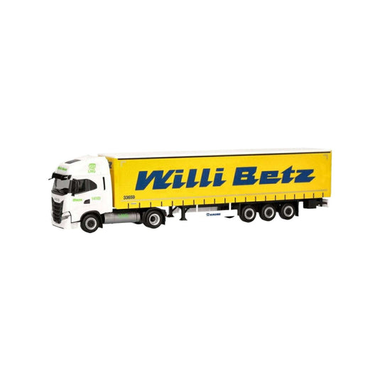 Herpa Willi Betz Iveco S-Way LNG カーテンサイドセミトレーラー 317931/ Herpa 1/87  模型