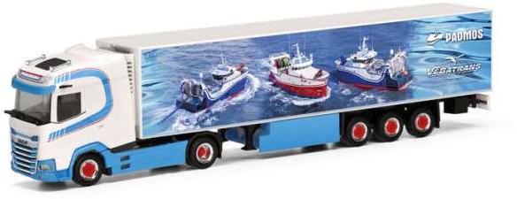 Vebatrans DAF XG+ 冷凍セミトレーラー 317955 トレーラー / Herpa 1/87 建設機械模型 工事車両