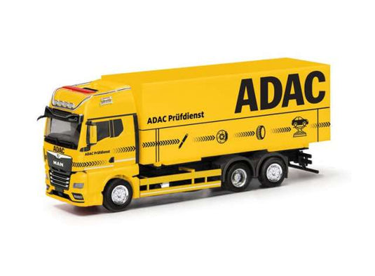 MAN TGX GX W-LKW ADAC プルーフディンスト イエロー/Herpa 1/87ミニカー