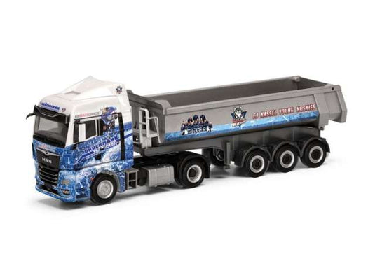 MAN TGX GM Bruckmann カッセル・ハスキーズ トラック ヘルパ 1/87 / Herpa 1/87 ミニカー