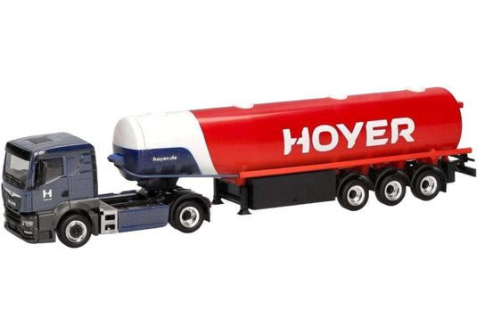 MAN TGS タンカーセミトレーラー / Herpa 1/87 建設機械模型 工事車両