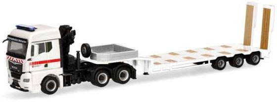 Katastrophenschutz Niedersachsen MAN TGX トラック / Herpa 1/87 建設機械模型 工事車両
