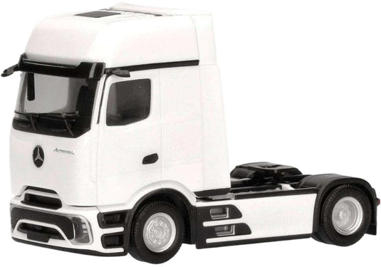 Mercedes Benz Actros L ProCabin Gigaspace ホワイト トラック / Herpa 1/87 建設機械模型 工事車両