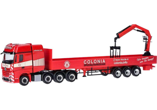Colonia Mercedes Benz ActL Gigaspace トラクタ / Herpa 1/87 建設機械模型 工事車両