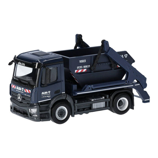 ALBA メルセデス・ベンツ Actros S スキップローダー AK12 / Herpa 1/87 ミニカー トラック模型