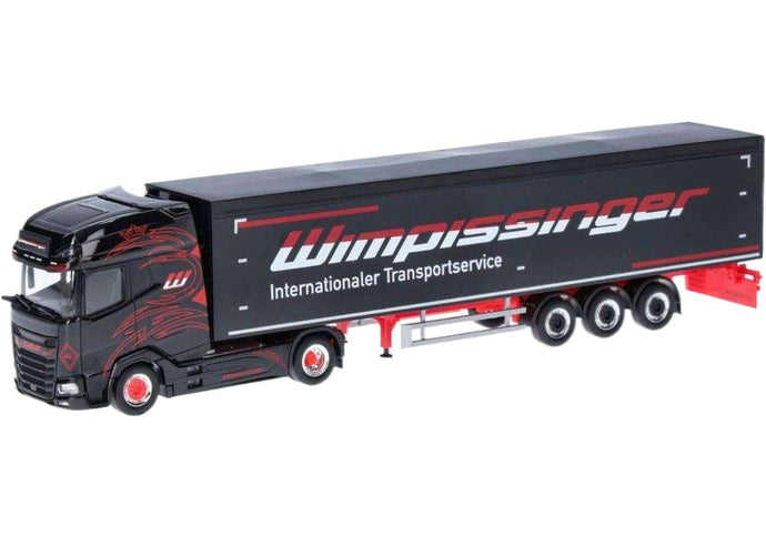 Wimpissinger DAF XG+ 移動床トレーラー / Herpa 1/87 建設機械模型 工事車両