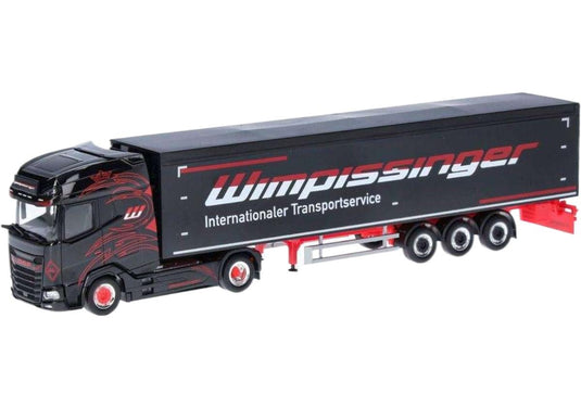 Wimpissinger DAF XG+ 移動床トレーラー / Herpa 1/87 建設機械模型 工事車両
