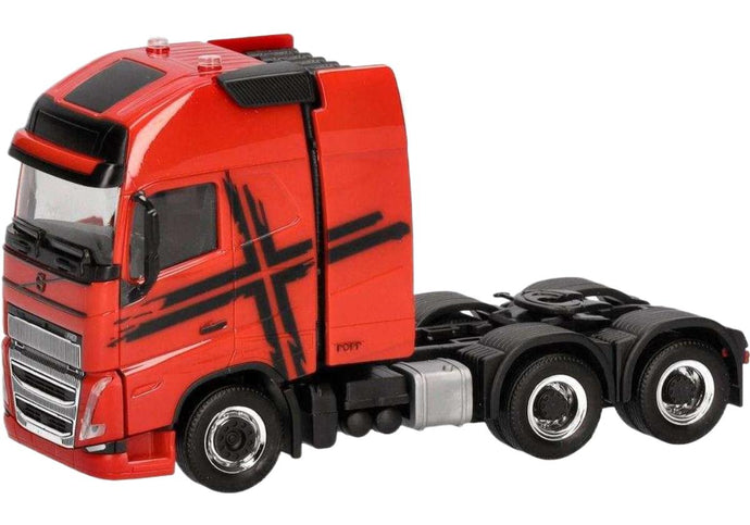 Volvo FH 16 GL XL 2020 3軸 レッド 318624 002 トラクタ / Herpa 1/87 建設機械模型 工事車両