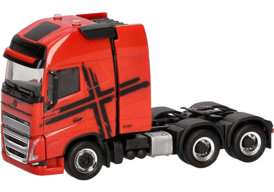 Volvo FH 16 GL XL 2020 3軸 レッド 318624 002 トラクタ / Herpa 1/87 建設機械模型 工事車両
