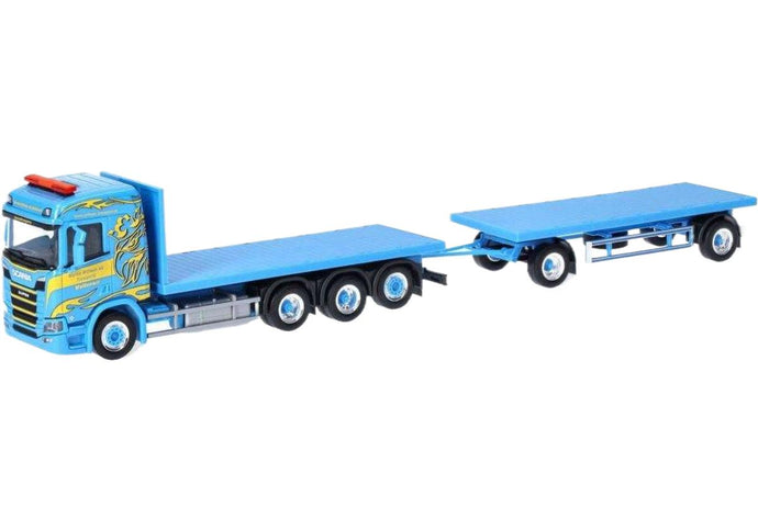 Martin Wittwer Scania CR 20 ND ステーク トラック / Herpa 1/87 建設機械模型 工事車両
