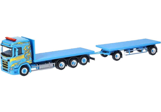 Martin Wittwer Scania CR 20 ND ステーク トラック / Herpa 1/87 建設機械模型 工事車両