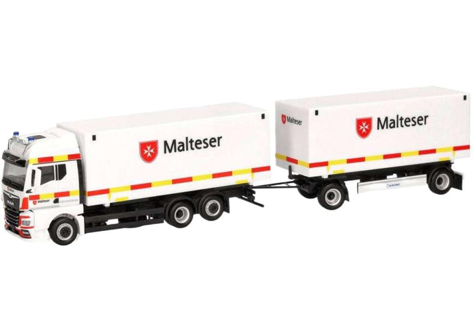 マルテーザー バート ライヒェンハル MAN TGX GX トラック / Herpa 1/87 建設機械模型 工事車両