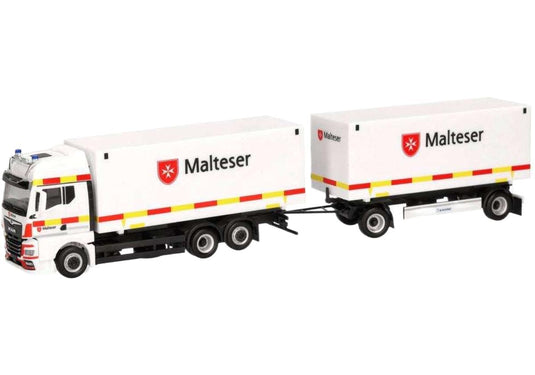 マルテーザー バート ライヒェンハル MAN TGX GX トラック / Herpa 1/87 建設機械模型 工事車両