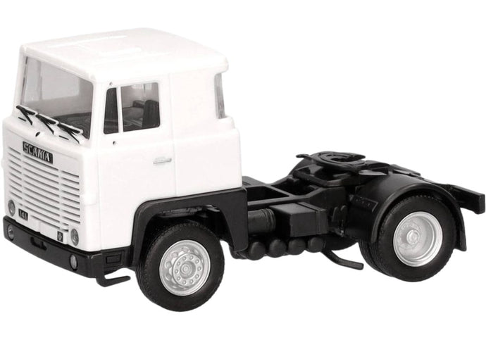 Scania 141 white トラクタ / Herpa 1/87 建設機械模型 工事車両