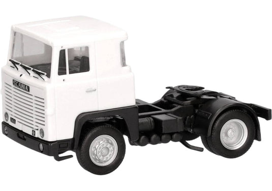 Scania 141 white トラクタ / Herpa 1/87 建設機械模型 工事車両