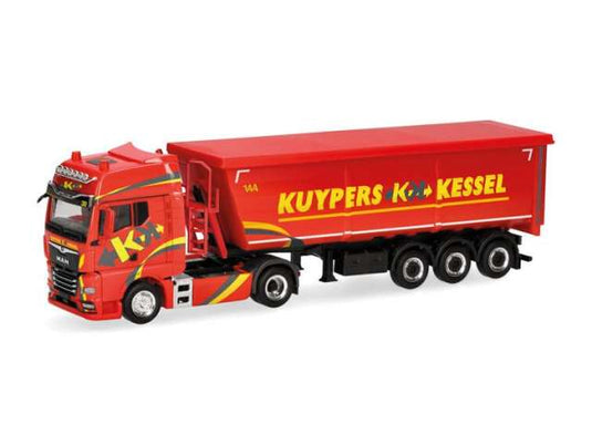 MAN TGX GX St.Sz. Kuypers (NL) レッド/イエロー/ Herpa  1/87 ミニカー