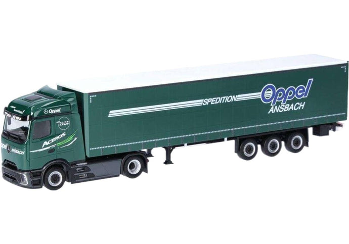 メルセデス ベンツ アクトロス オッペル アンスバッハ トラック / Herpa 1/87 建設機械模型 工事車両