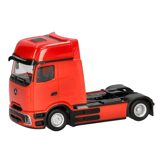 メルセデス・ベンツ eActros 600 プロキャビン ギガスペース トラクター 2軸 レッド / Herpa 1/87 ミニカー トラック模型