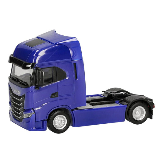 イベコ S-Way フェイスリフト トラクター 2軸 ブルー / Herpa 1/87 ミニカー トラック模型