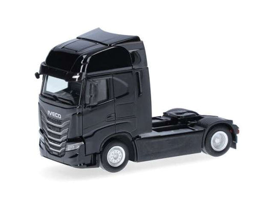イヴェコ S-Way フェイスリフト (MY24) ブラック ヘルパ 1/87 トラック / Herpa 1/87 ミニカー