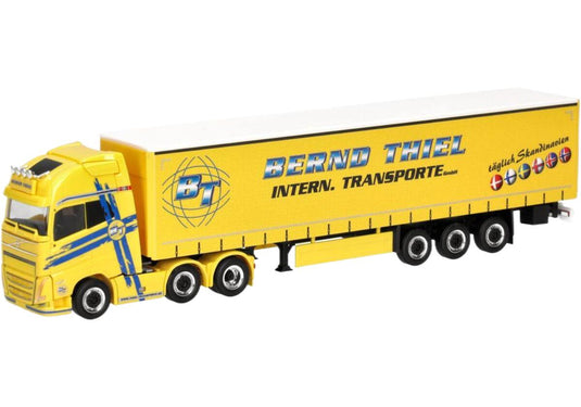 Bernd Thiel Transporte Volvoボルボ FH GL XL 2020 curtainside semitrailerカーテンサイドセミトレーラー トラック 模型 /Herpa 1/87